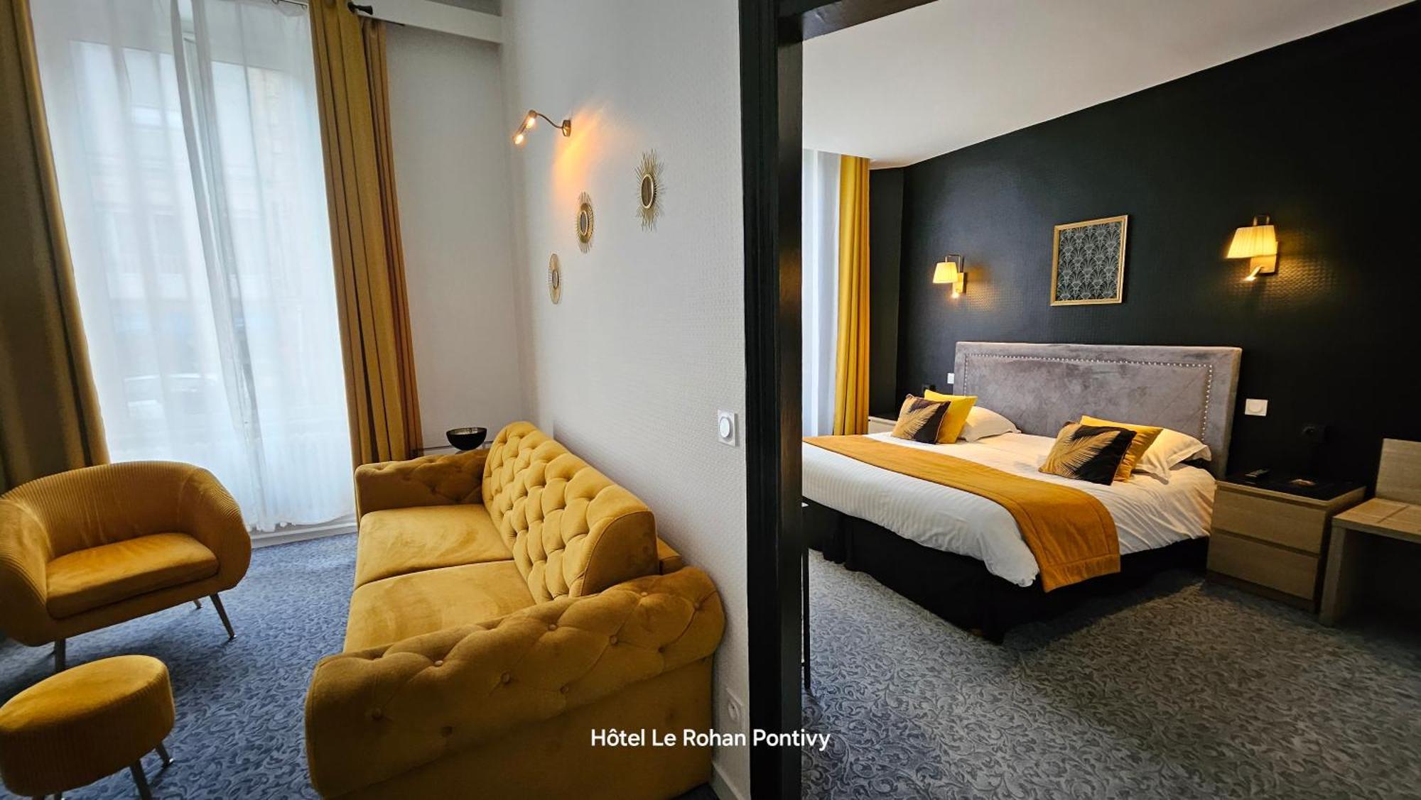 Hotel Le Rohan Charme Et Caractere Pontivy Esterno foto