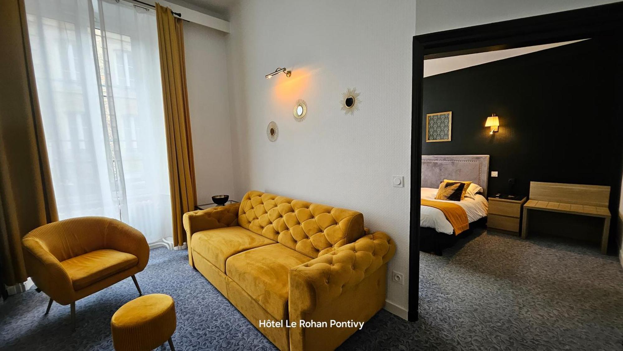 Hotel Le Rohan Charme Et Caractere Pontivy Esterno foto