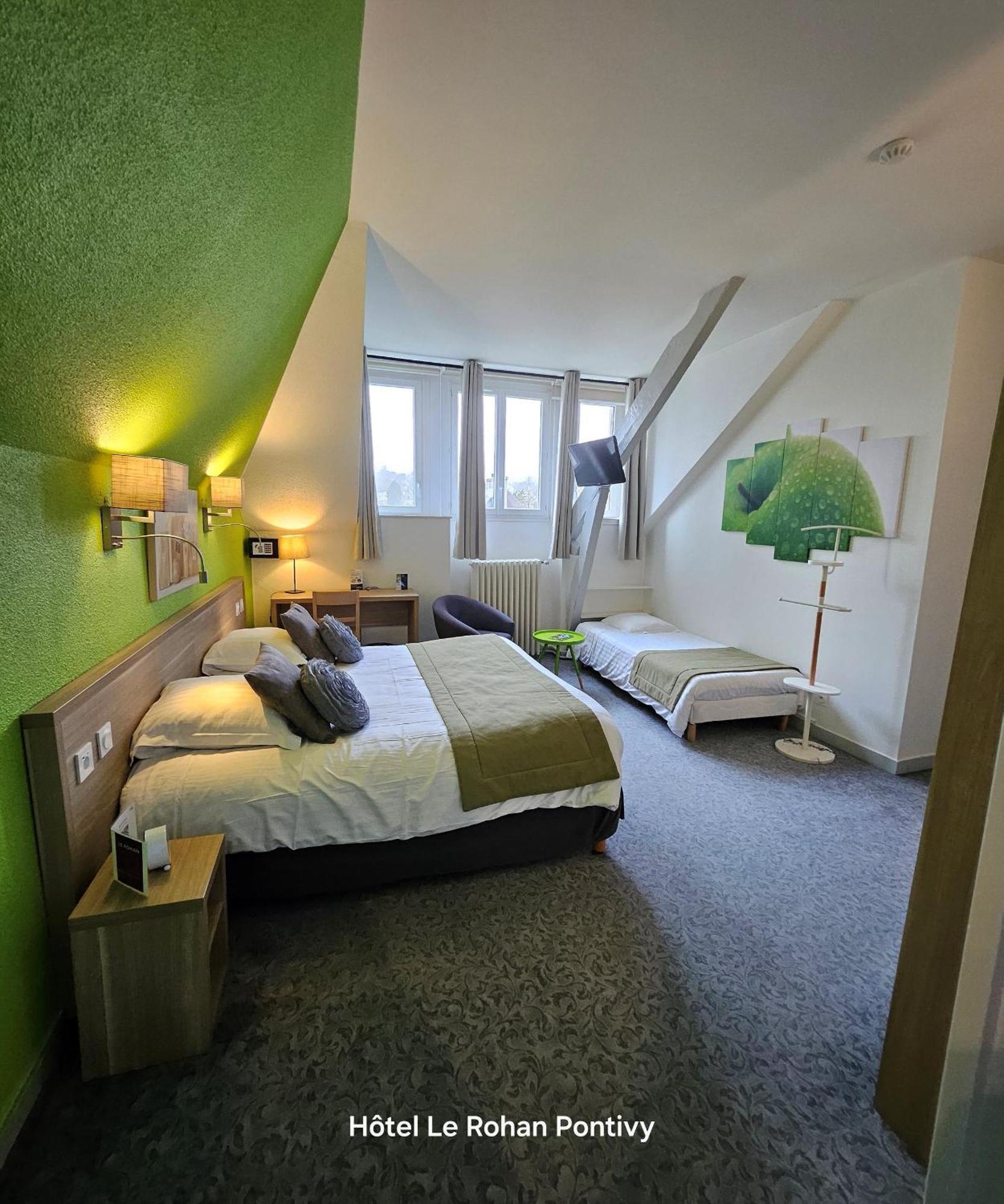 Hotel Le Rohan Charme Et Caractere Pontivy Esterno foto